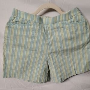 HMR0009 St. John's Bay Pastel Striped Women's Shorts